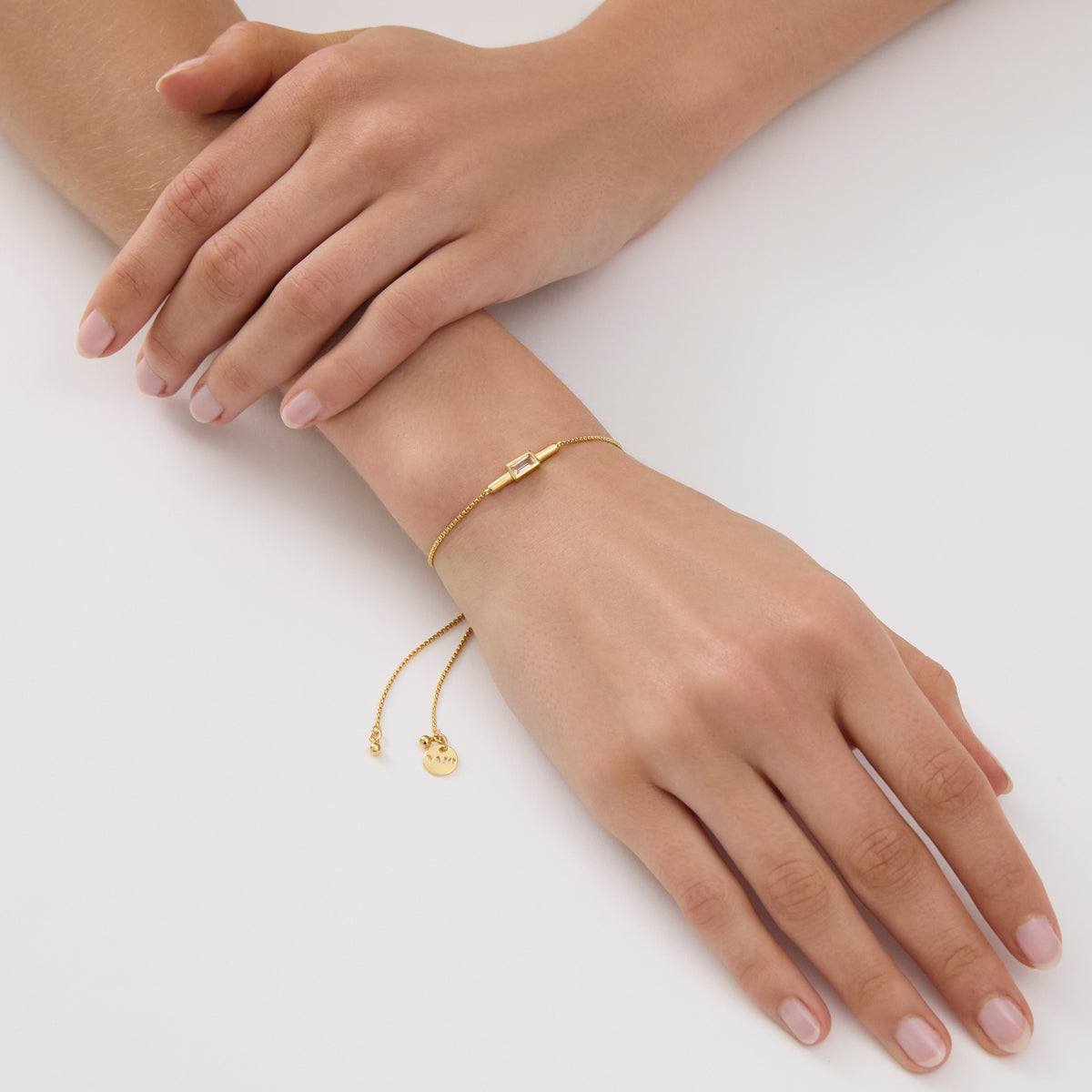 Najo Skye Cubic Zirconia Bracelet - Yellow Gold