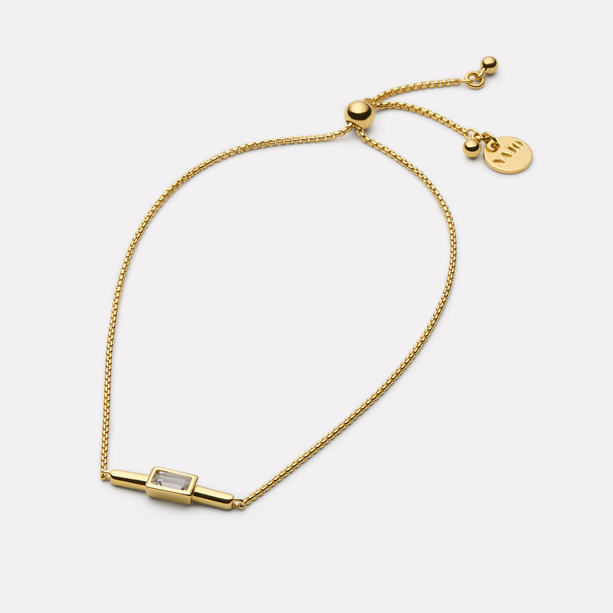 Najo Skye Cubic Zirconia Bracelet - Yellow Gold