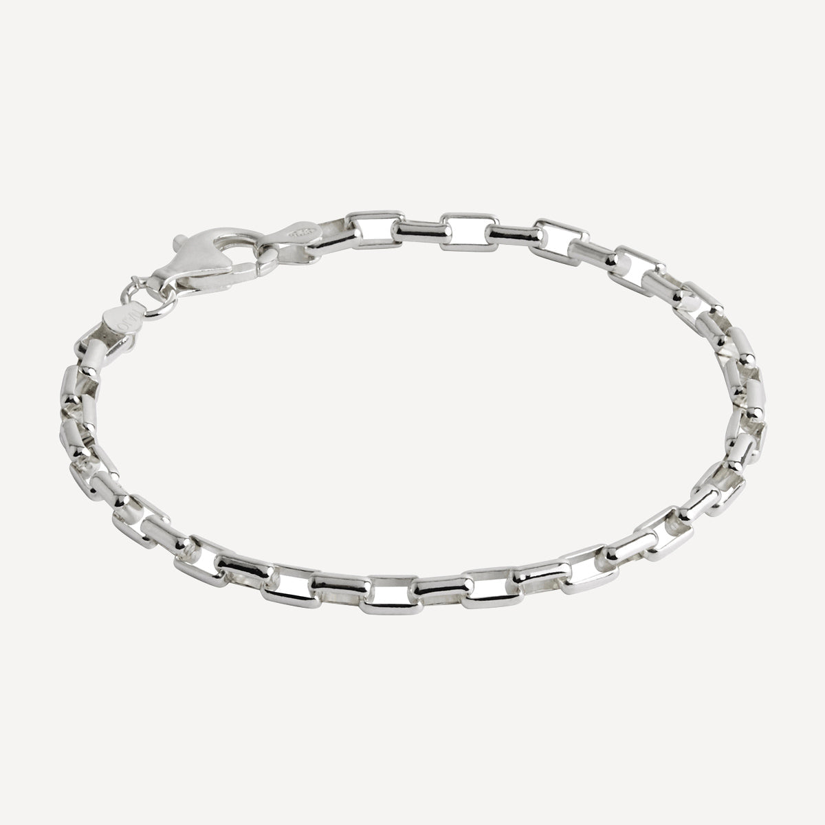 Najo Veneto Men’s Silver Chain Bracelet