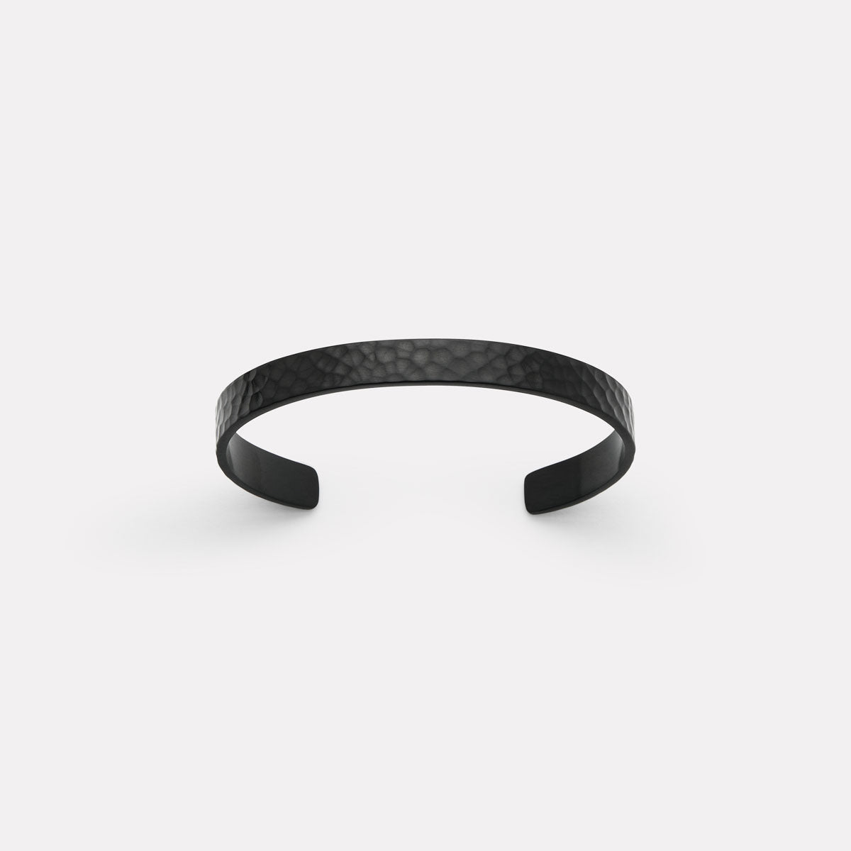 Najo Midnight Men's Black PVD Steel Cuff