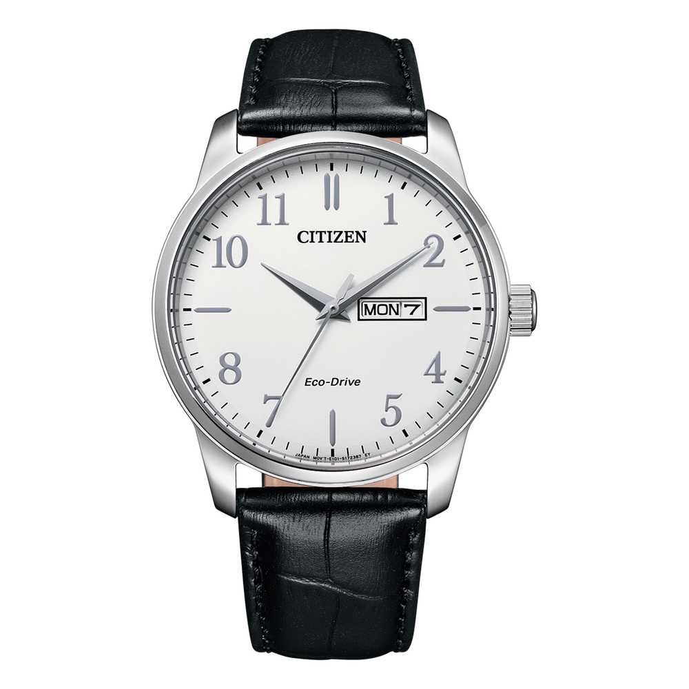 Citizen Men's Eco-Drive Leather Strap Watch BM8550-14A