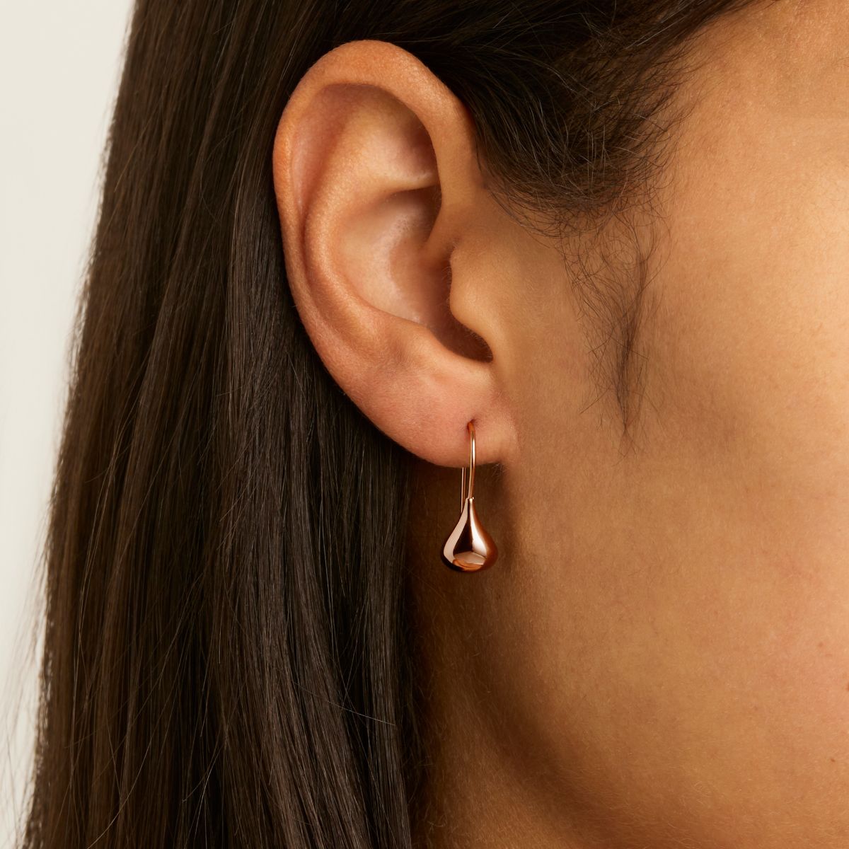 Najo Baby Tears Earring - Rose Gold
