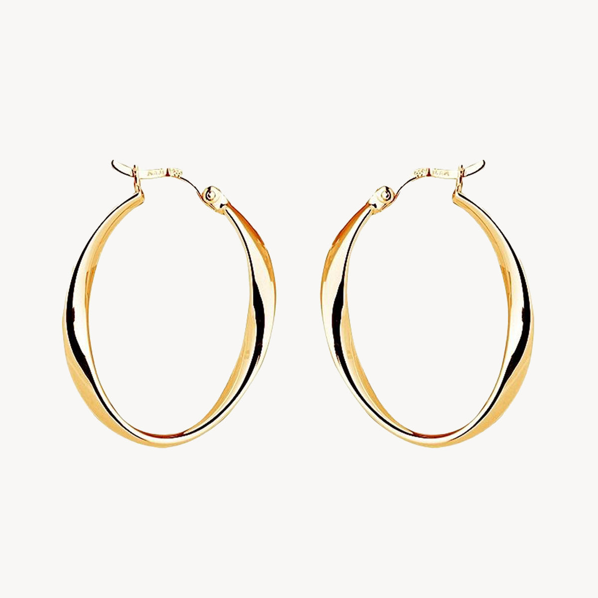 Najo Cinta Hoop - Yellow Gold
