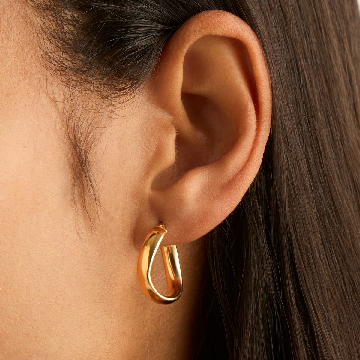 Najo Eddy Hoop - Yellow Gold