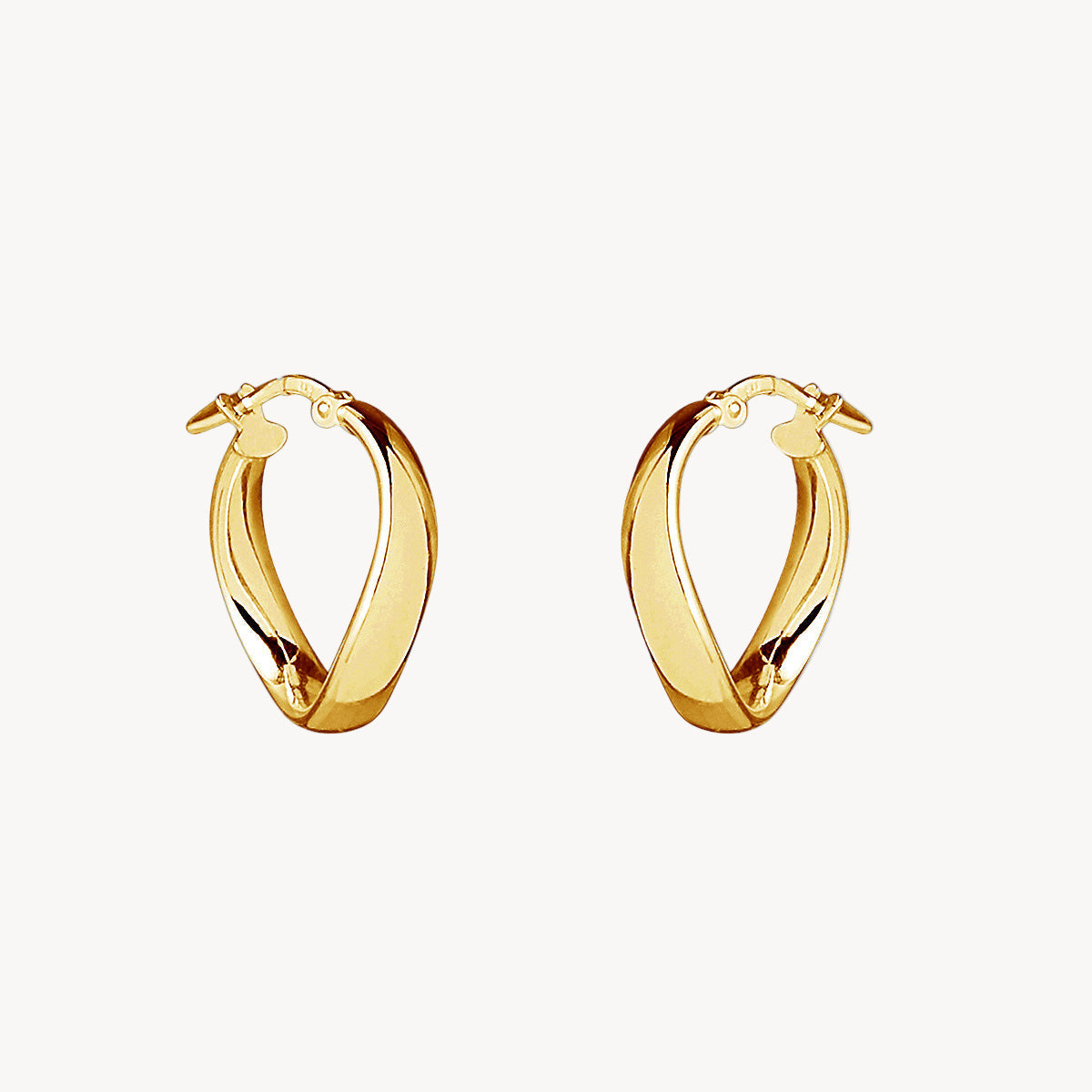 Najo Eddy Hoop - Yellow Gold