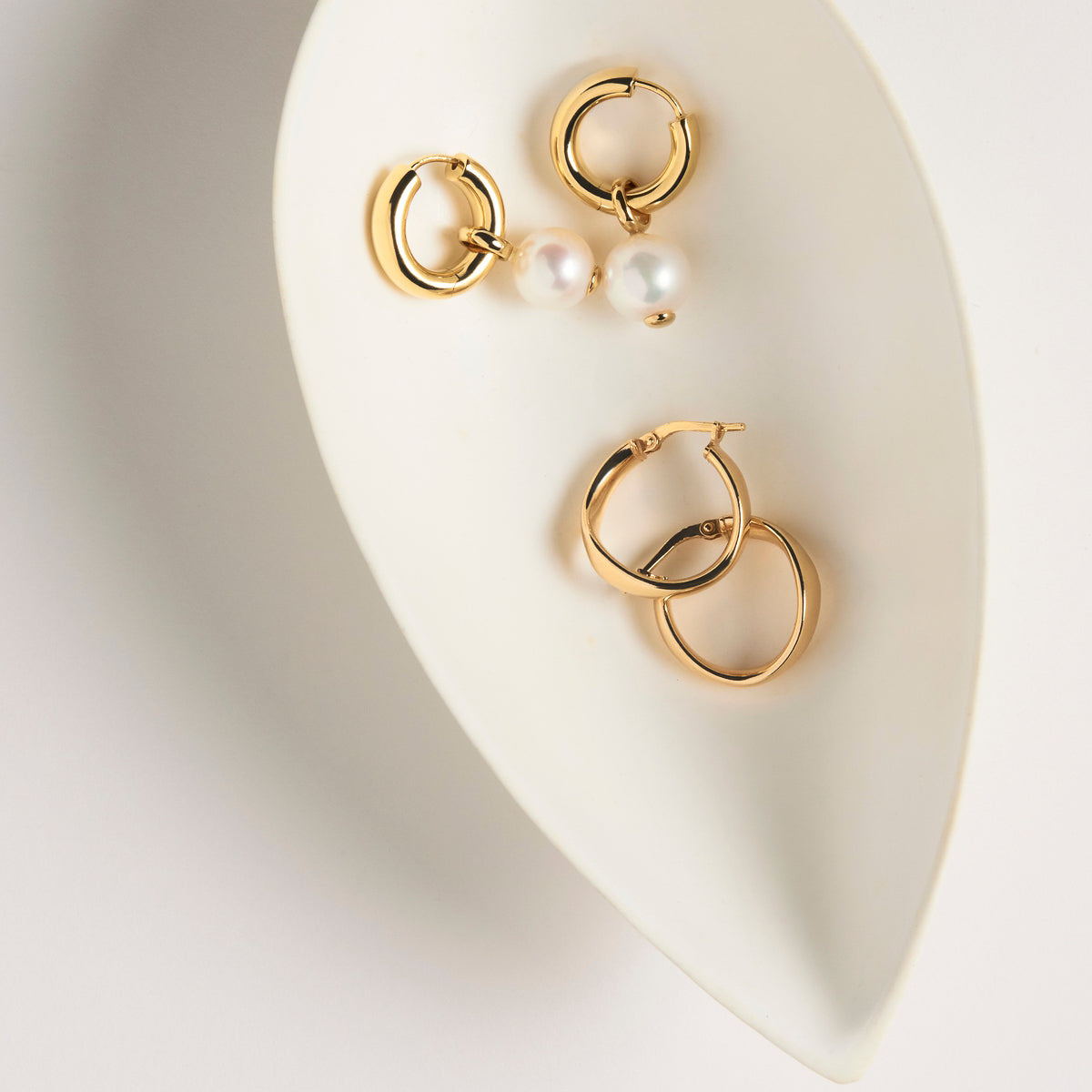 Najo Ms Perla Earring - Yellow Gold