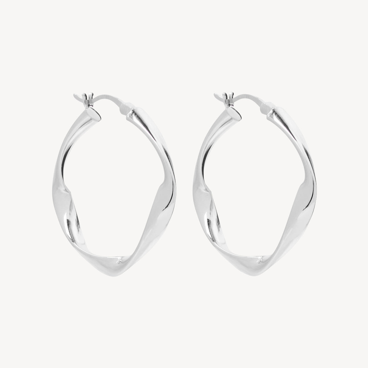 Najo Garden of Eden Hoop Earring - Sterling Silver