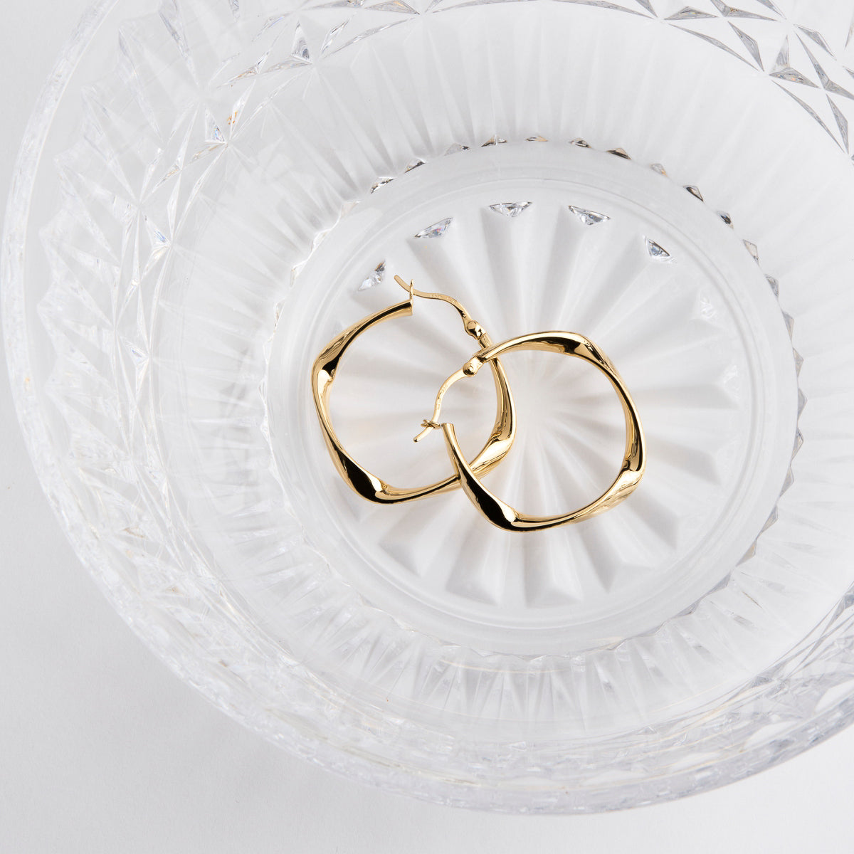 Najo Garden of Eden Hoop Earring - Yellow Gold