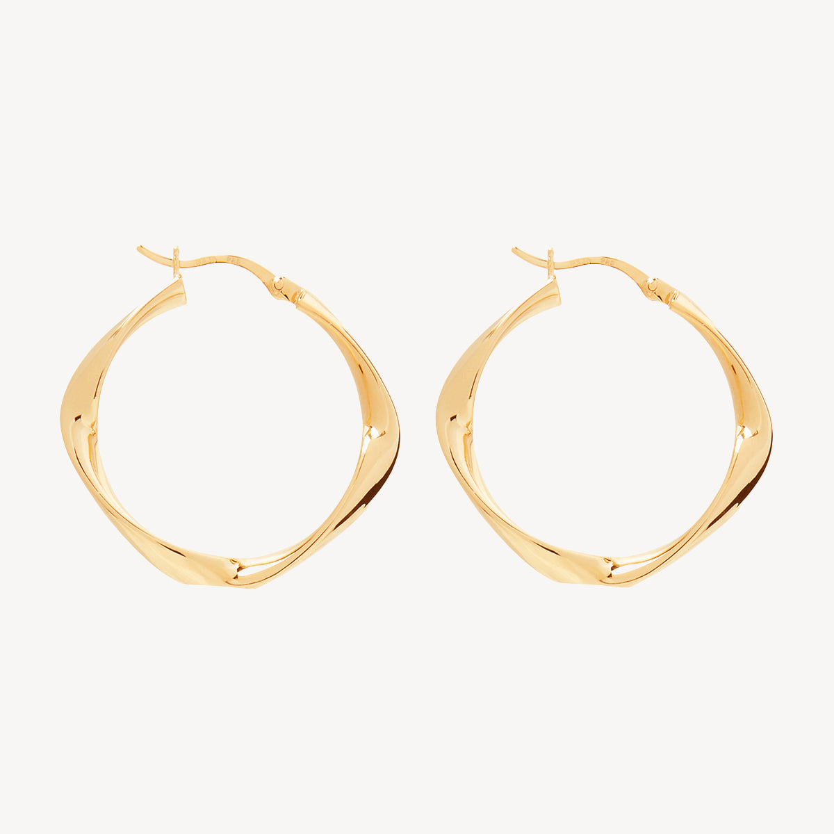 Najo Garden of Eden Hoop Earring - Yellow Gold