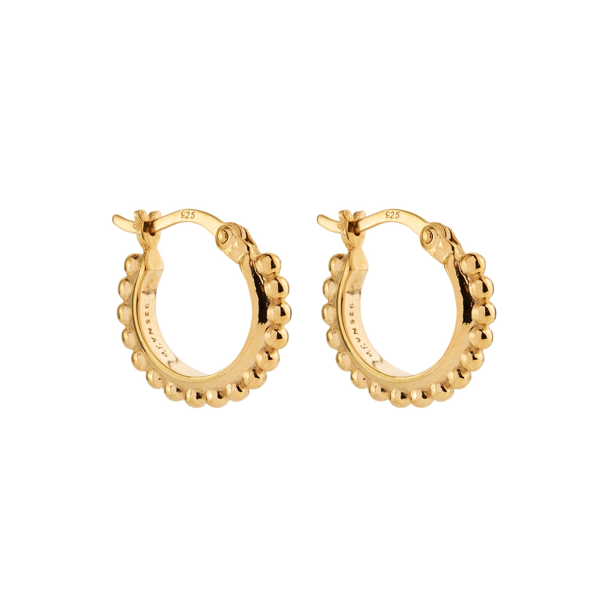 NAJO Chia Yellow Gold Hoop Earring