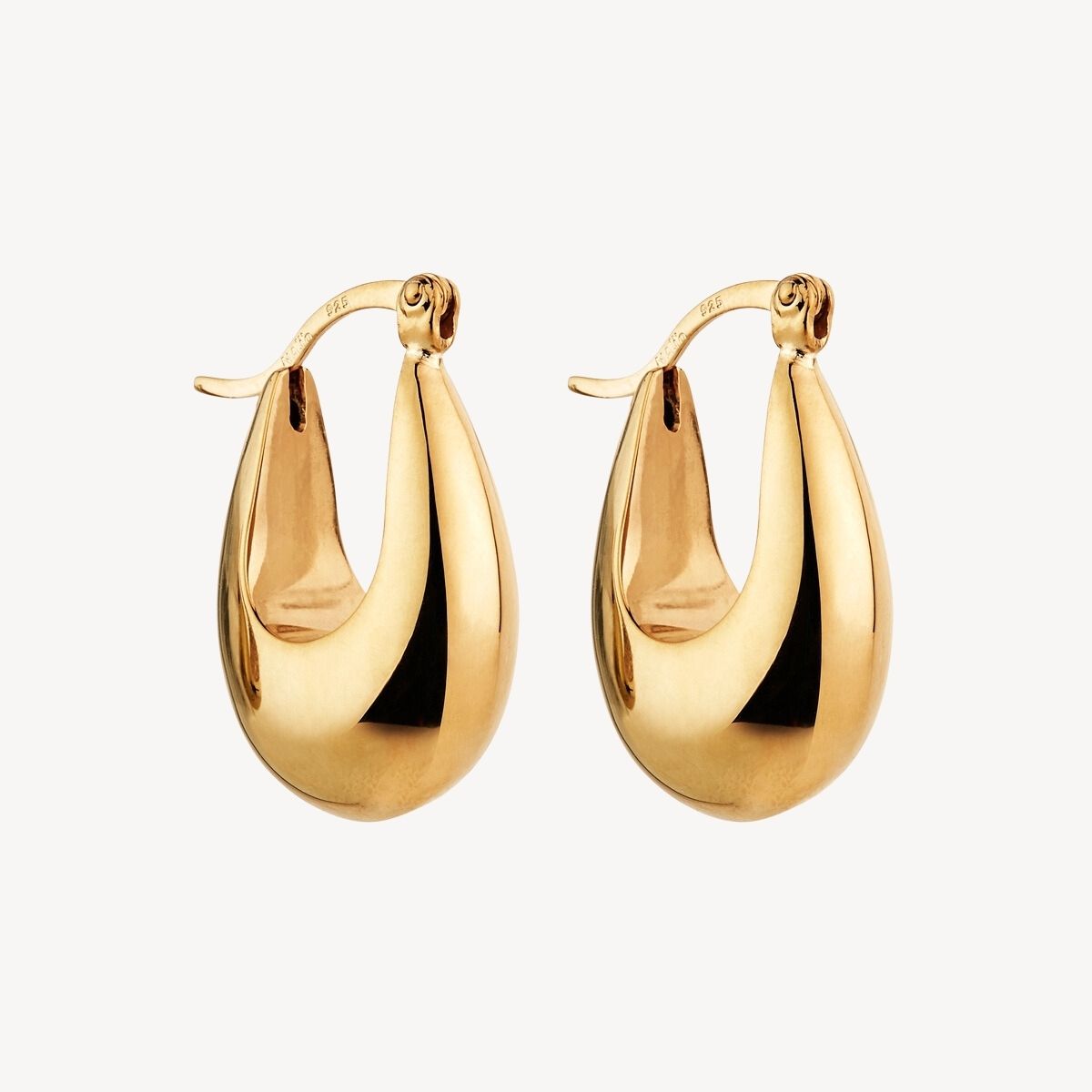 Najo Cloudland Hoop Earring - Yellow Gold