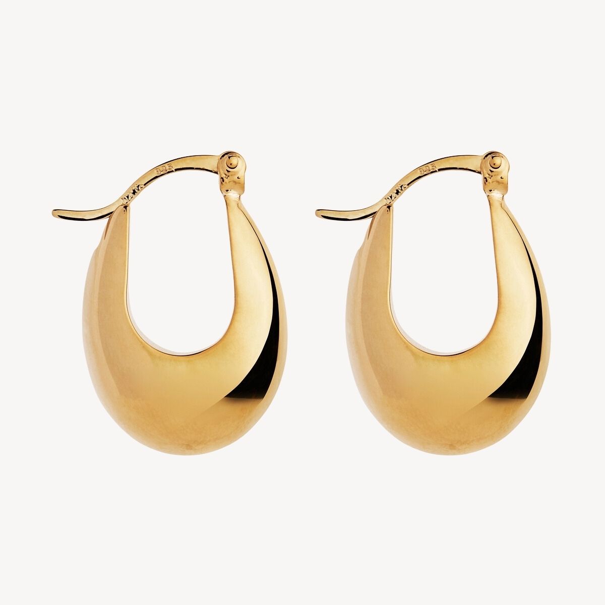 Najo Cloudland Hoop Earring - Yellow Gold