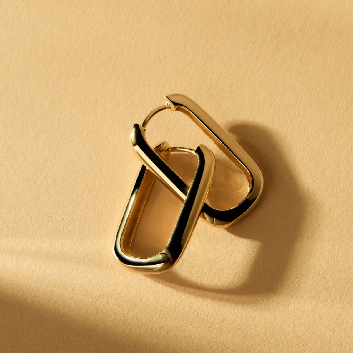 Najo Elemental Hoop Earring - Yellow Gold