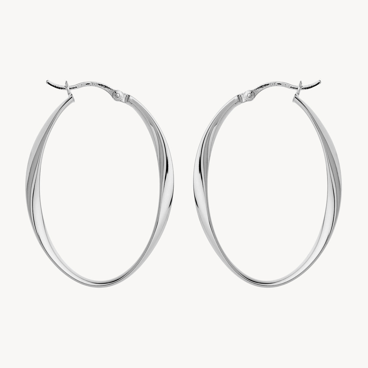 Najo Cinta Large Hoop Earring - Sterling Silver