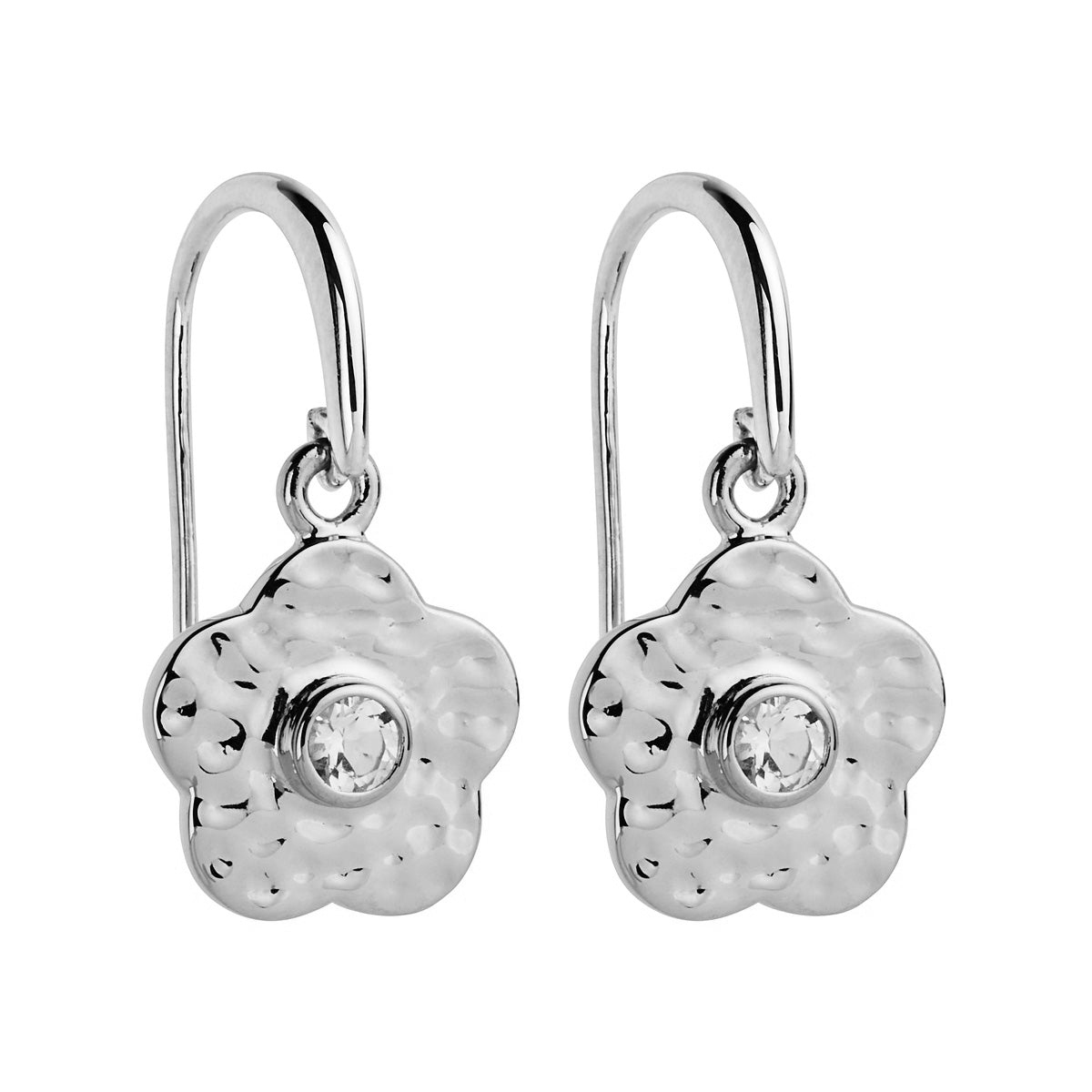 NAJO Forget-Me-Not Silver Drop Earring