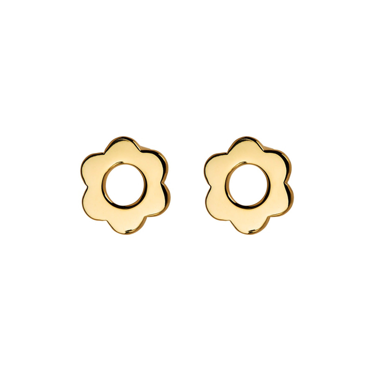 NAJO Wildflower Yellow Gold Stud Earring