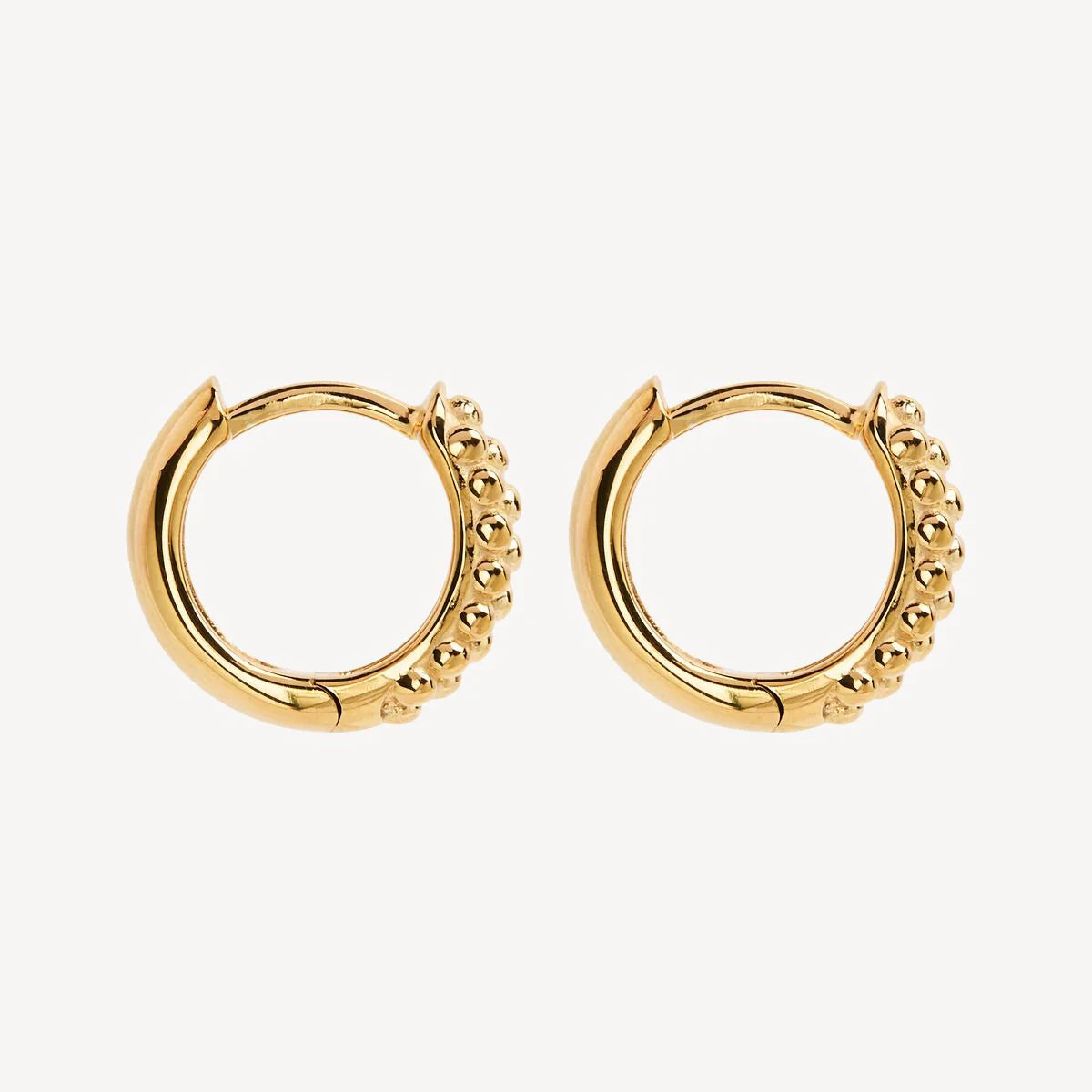 Najo Chia Huggie Earring - Yellow Gold