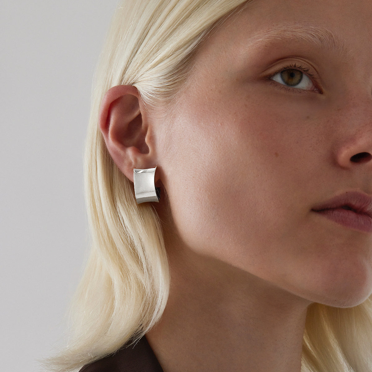 Najo Comet Stud Earrings - Sterling Silver