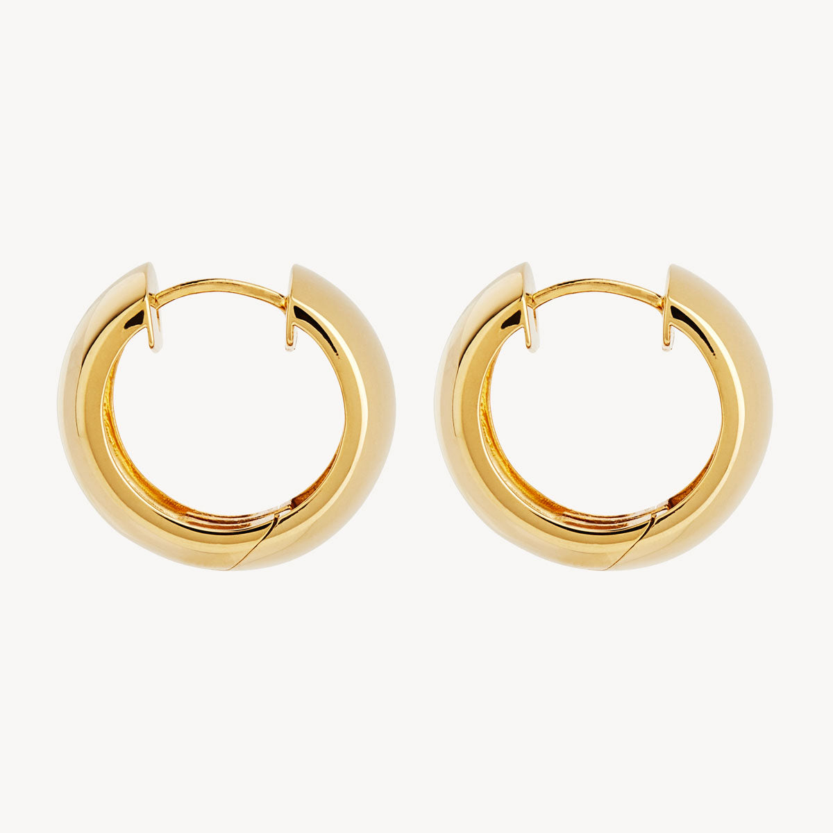 Najo Daynight Huggie Earrings - Yellow Gold