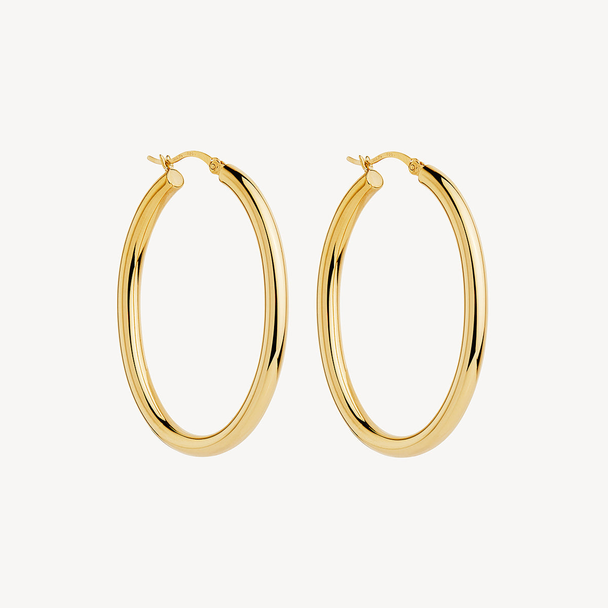Najo Orbit Hoop Earrings - Yellow Gold