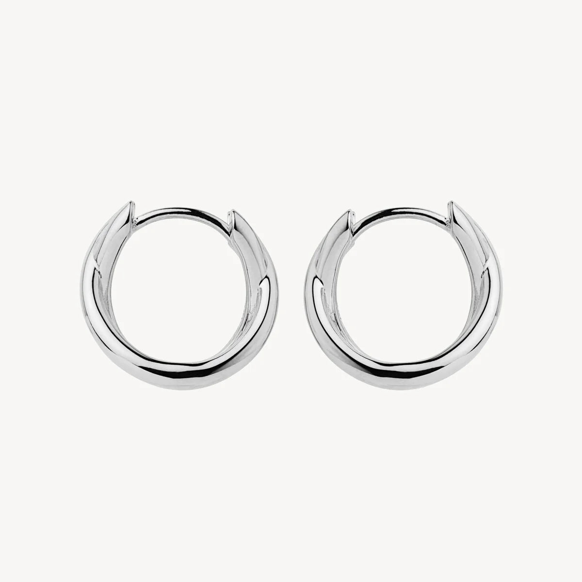 Najo Moonkiss Huggie Earrings - Sterling Silver