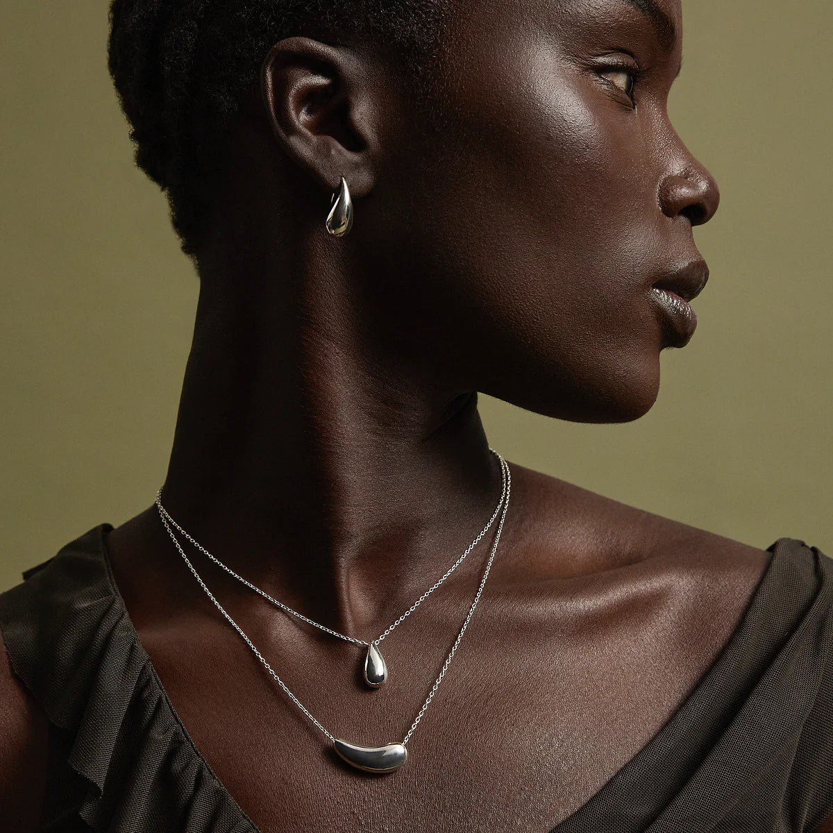 Najo Eau Necklace - Sterling Silver