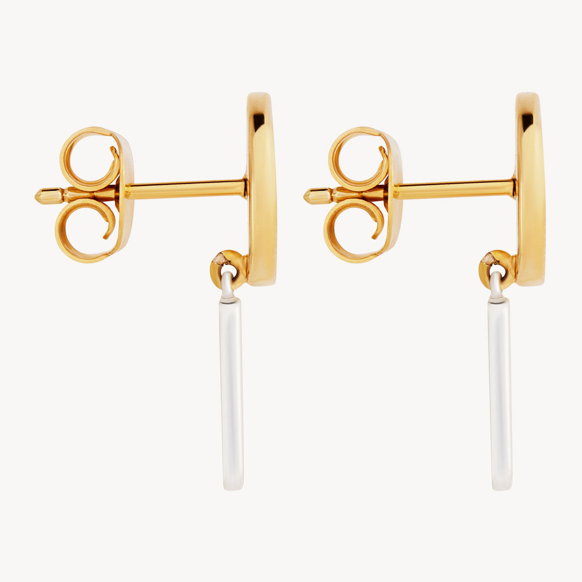 Najo Labyrinthe Two-Tone Earrings