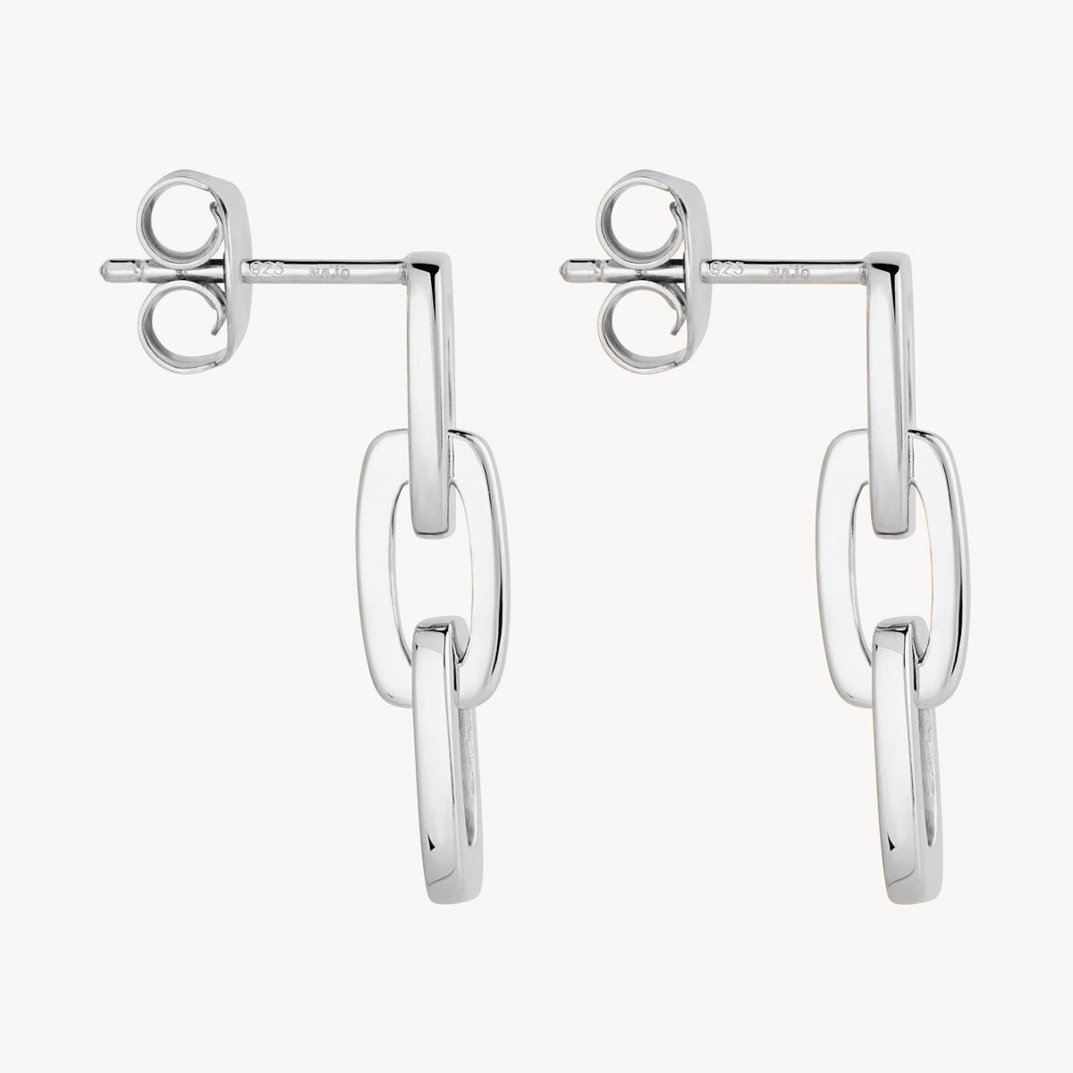 Najo Marchioness Chain Earrings - Sterling Silver