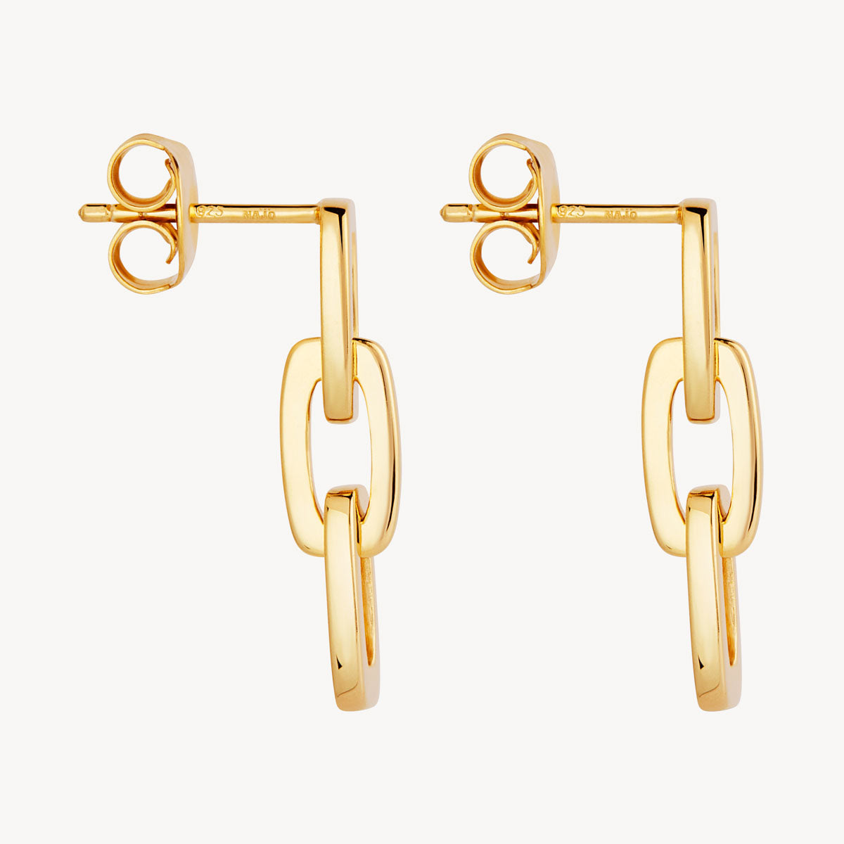 Najo Marchioness Chain Earrings - Yellow Gold