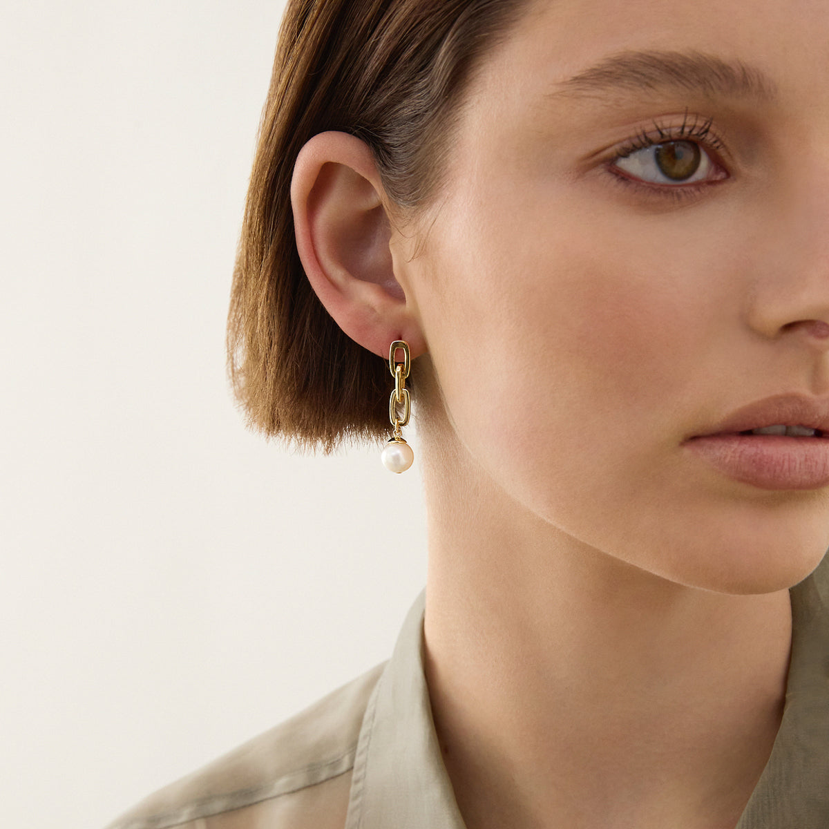 Najo Clair de Lune Earrings - Yellow Gold