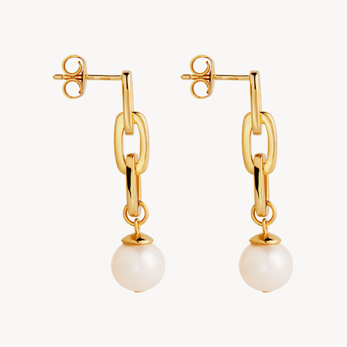 Najo Clair de Lune Earrings - Yellow Gold