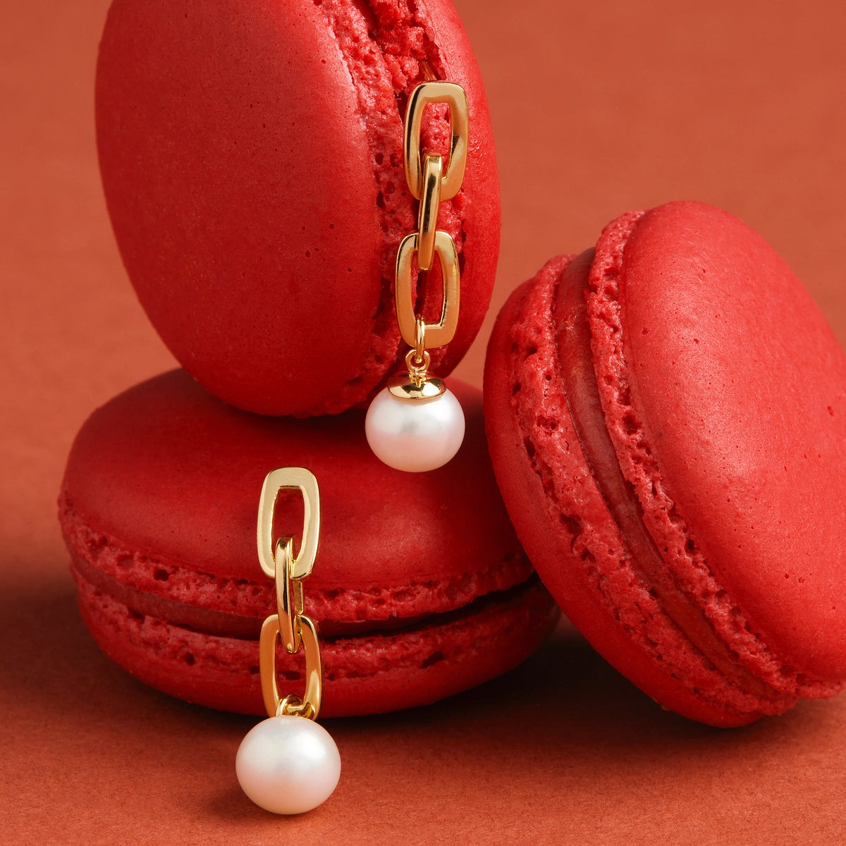 Najo Clair de Lune Earrings - Yellow Gold