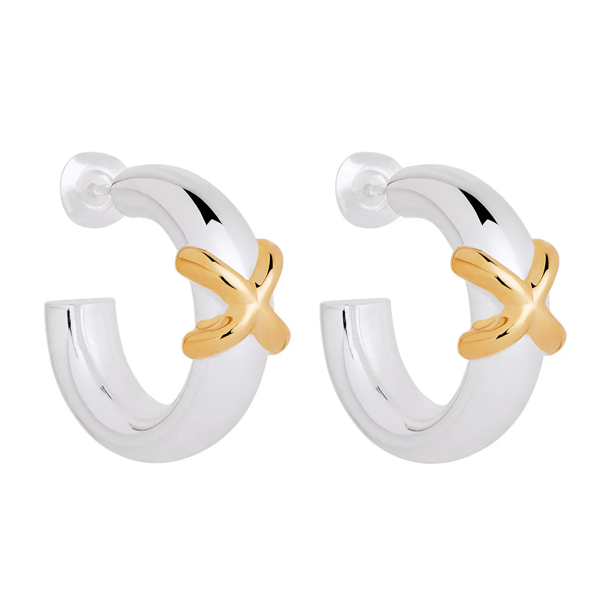 Najo Tendresse Two-Tone Earrings