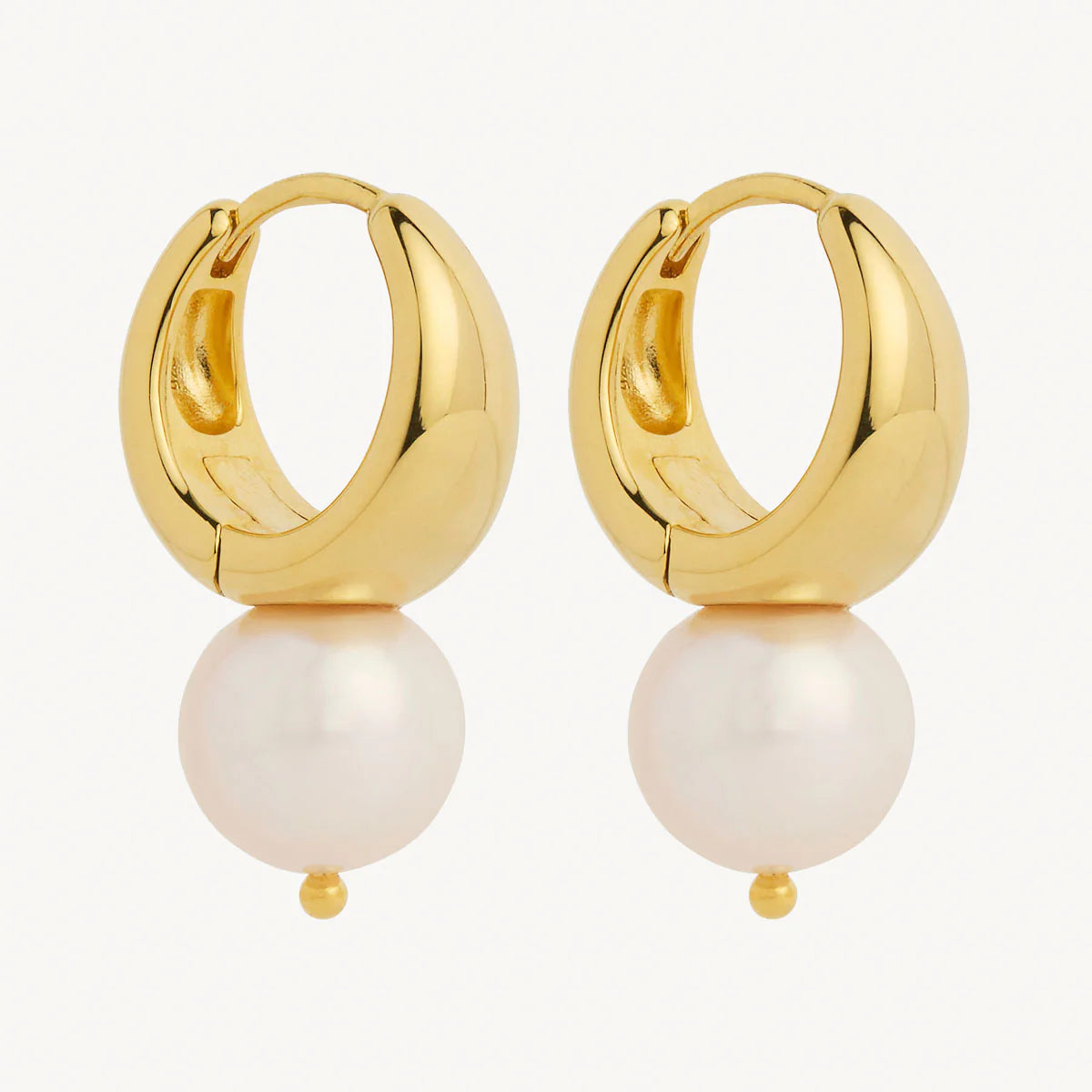 Najo Solana Pearl Earring - Yellow Gold