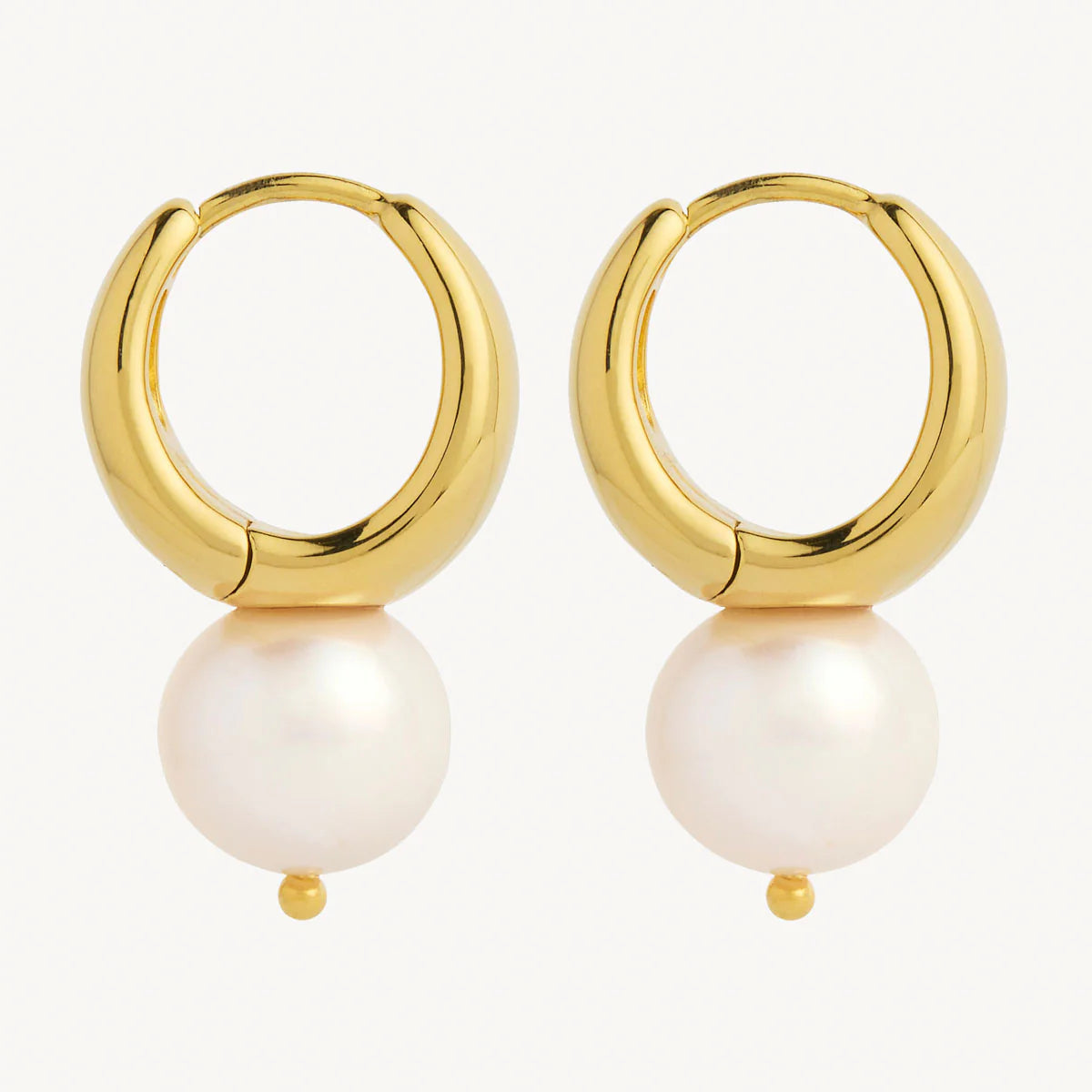 Najo Solana Pearl Earring - Yellow Gold