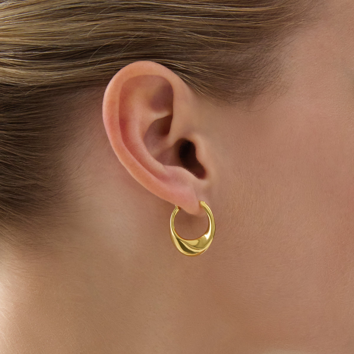 Najo Rise Earrings - Yellow Gold