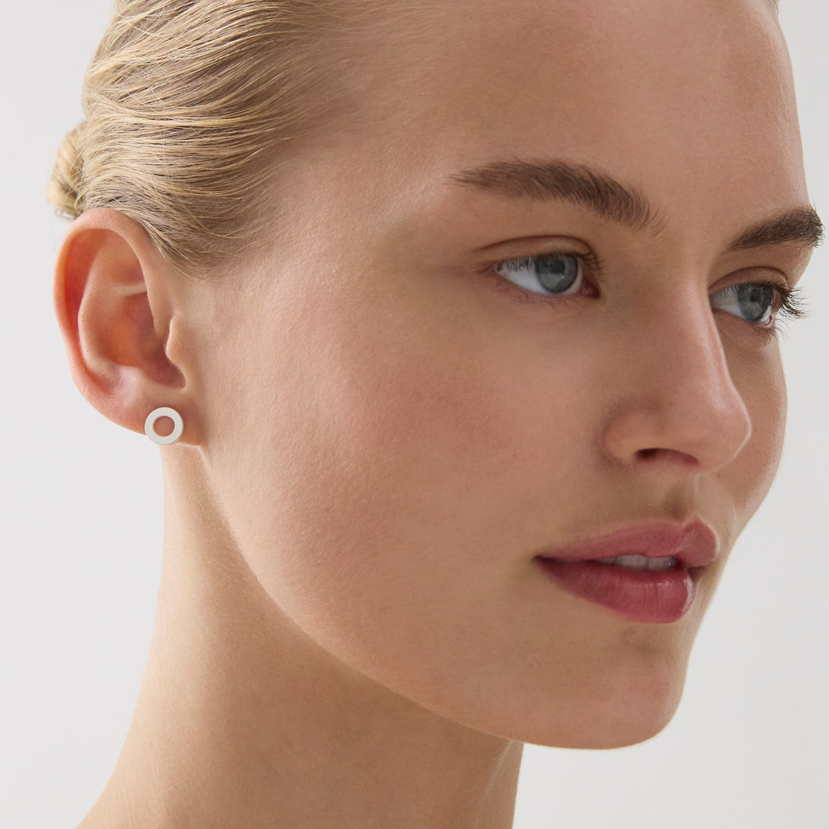 Najo Sola Stud Earrings - Sterling Silver