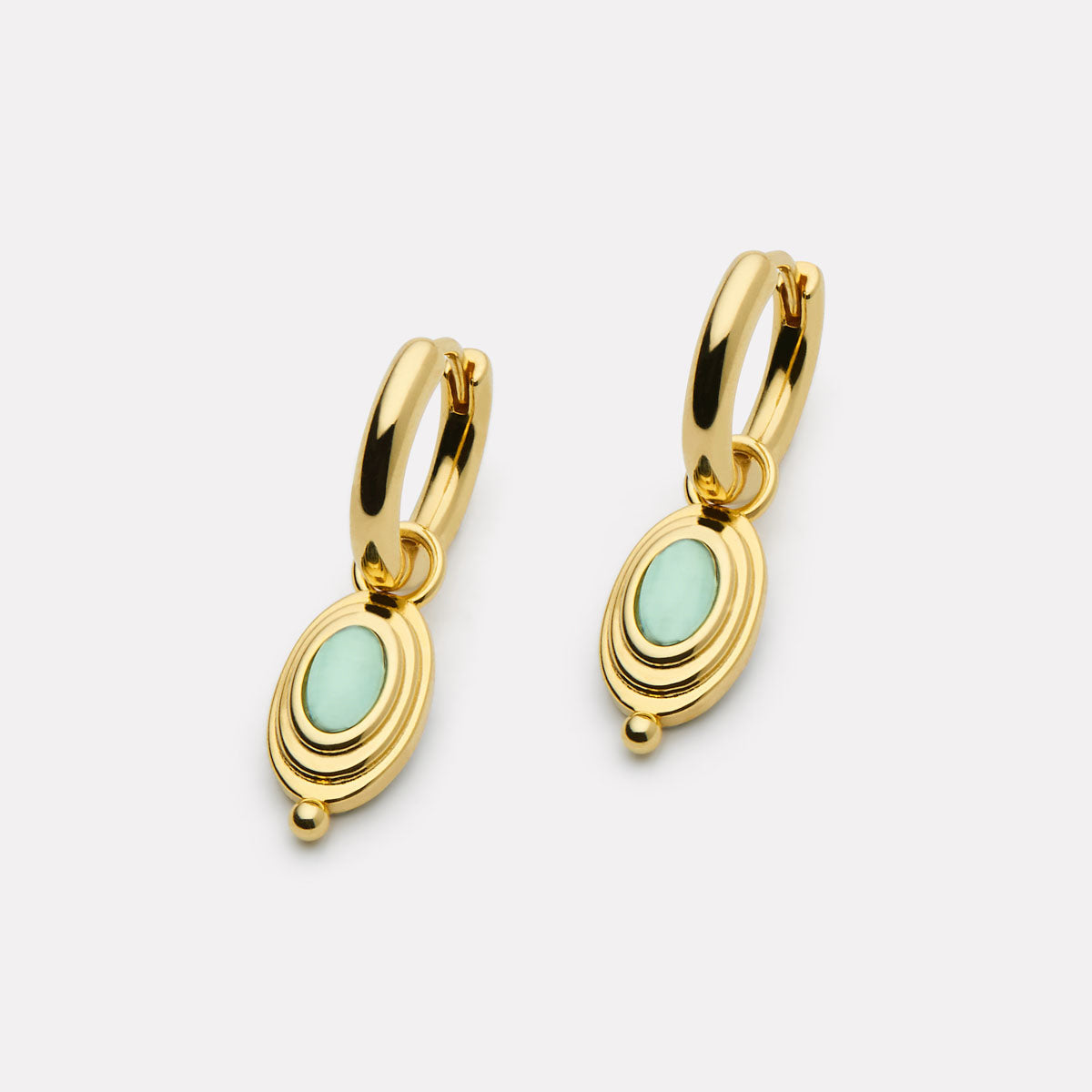 Najo Horizon Blue Topaz Earrings