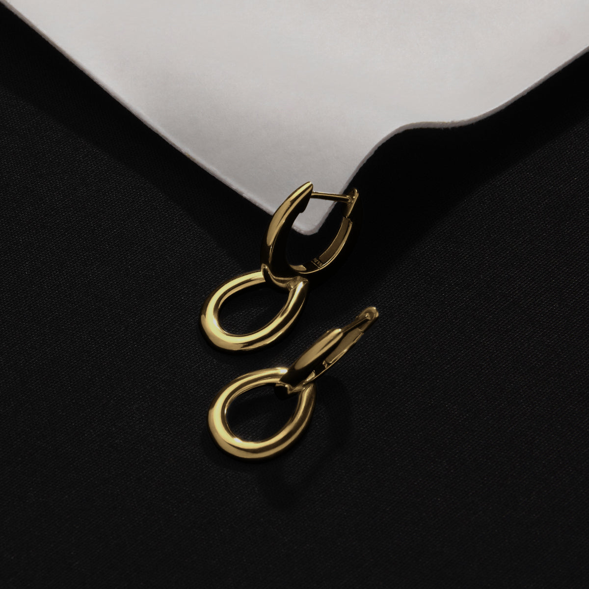 Najo Astra Earrings - Yellow Gold