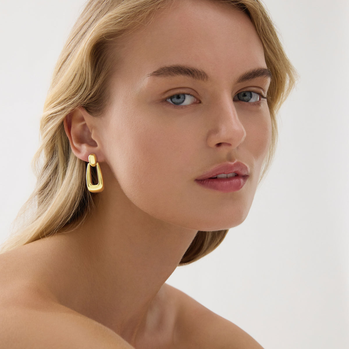 Najo Haze Earrings - Yellow Gold