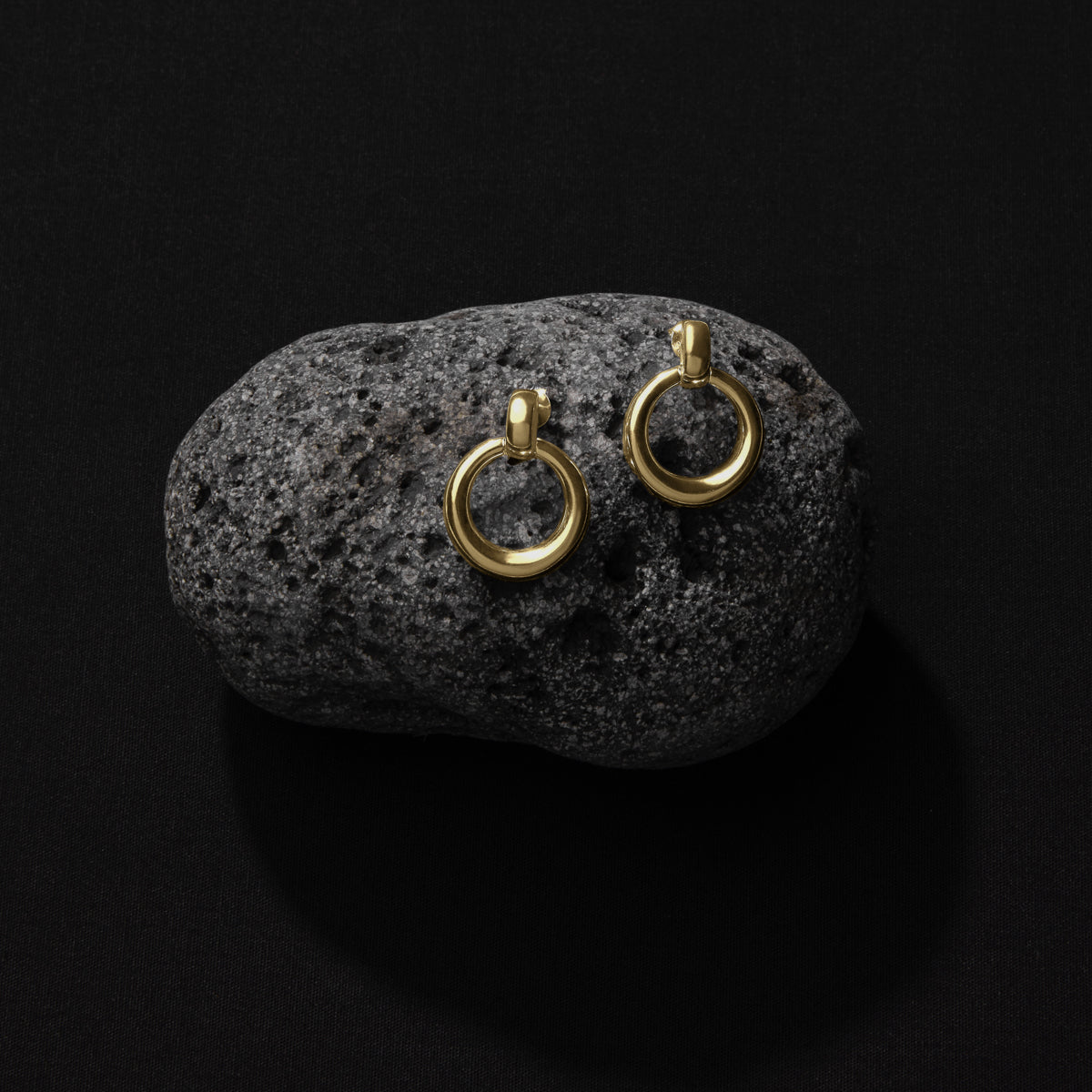 Najo Mist Earrings - Yellow Gold