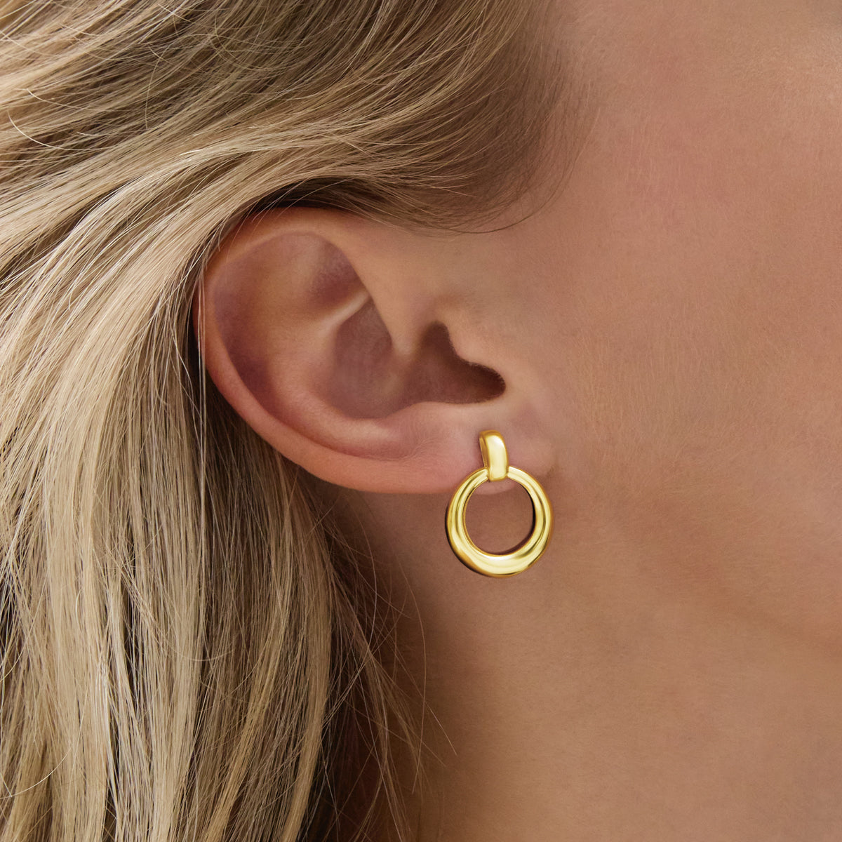 Najo Mist Earrings - Yellow Gold