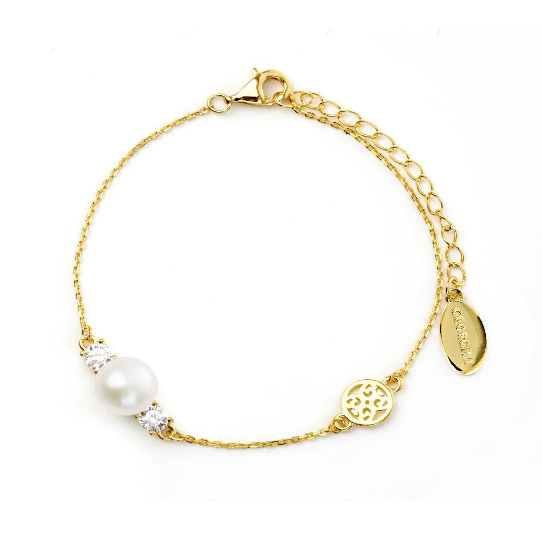 Georgini Oceans Noosa Freshwater Pearl Bracelet Gold