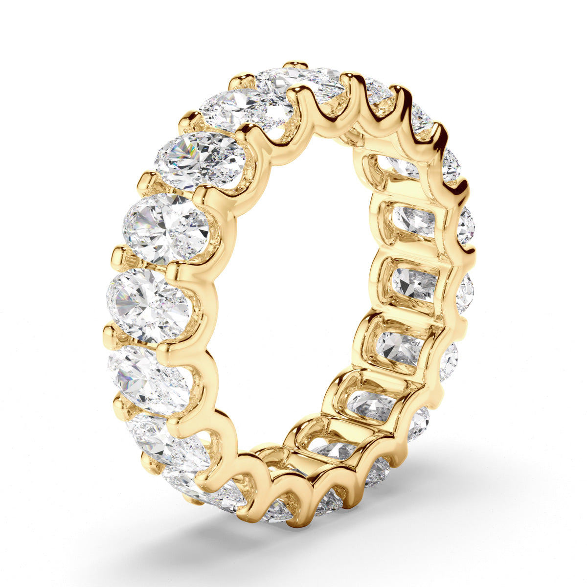 Oval Cut Diamond Anniversary Ring