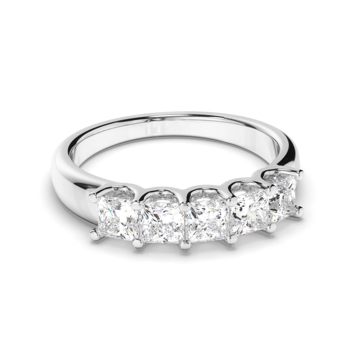 Princess Cut Diamond Anniversary Ring