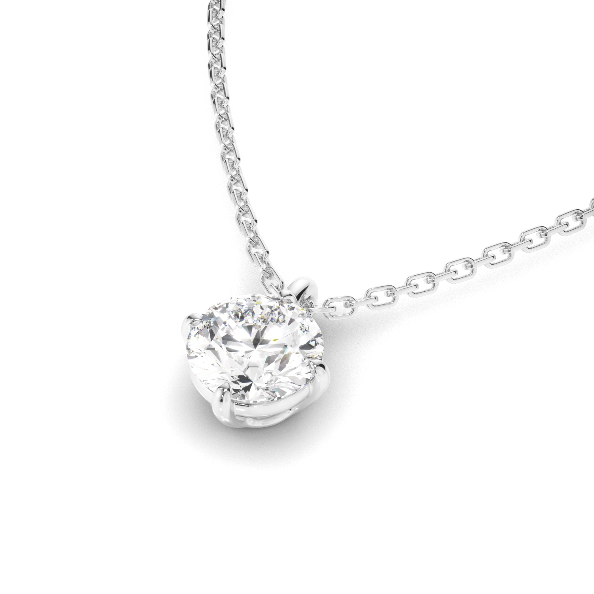 Round Brilliant Cut Diamond Pendant