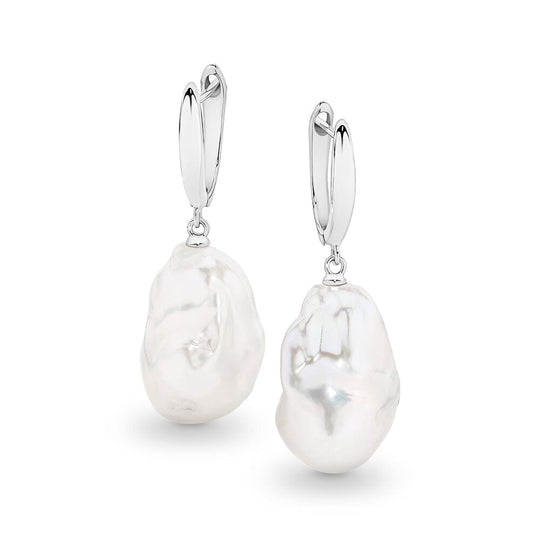 Ikecho Alessia Sterling Silver Huggies