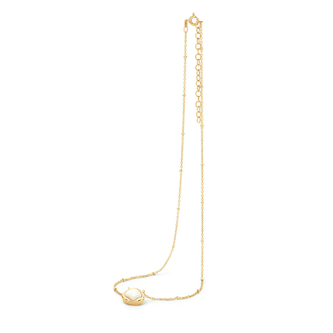 Ikecho Kiara Mother of Pearl Gold Plated Necklace
