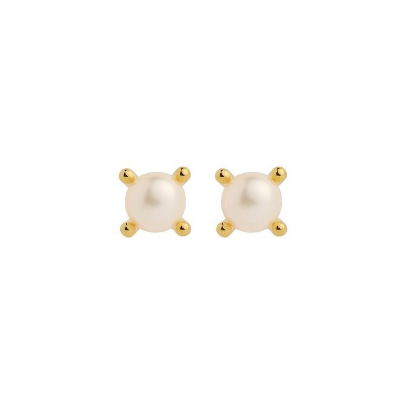 Najo Moana Pearl Earring - Yellow Gold