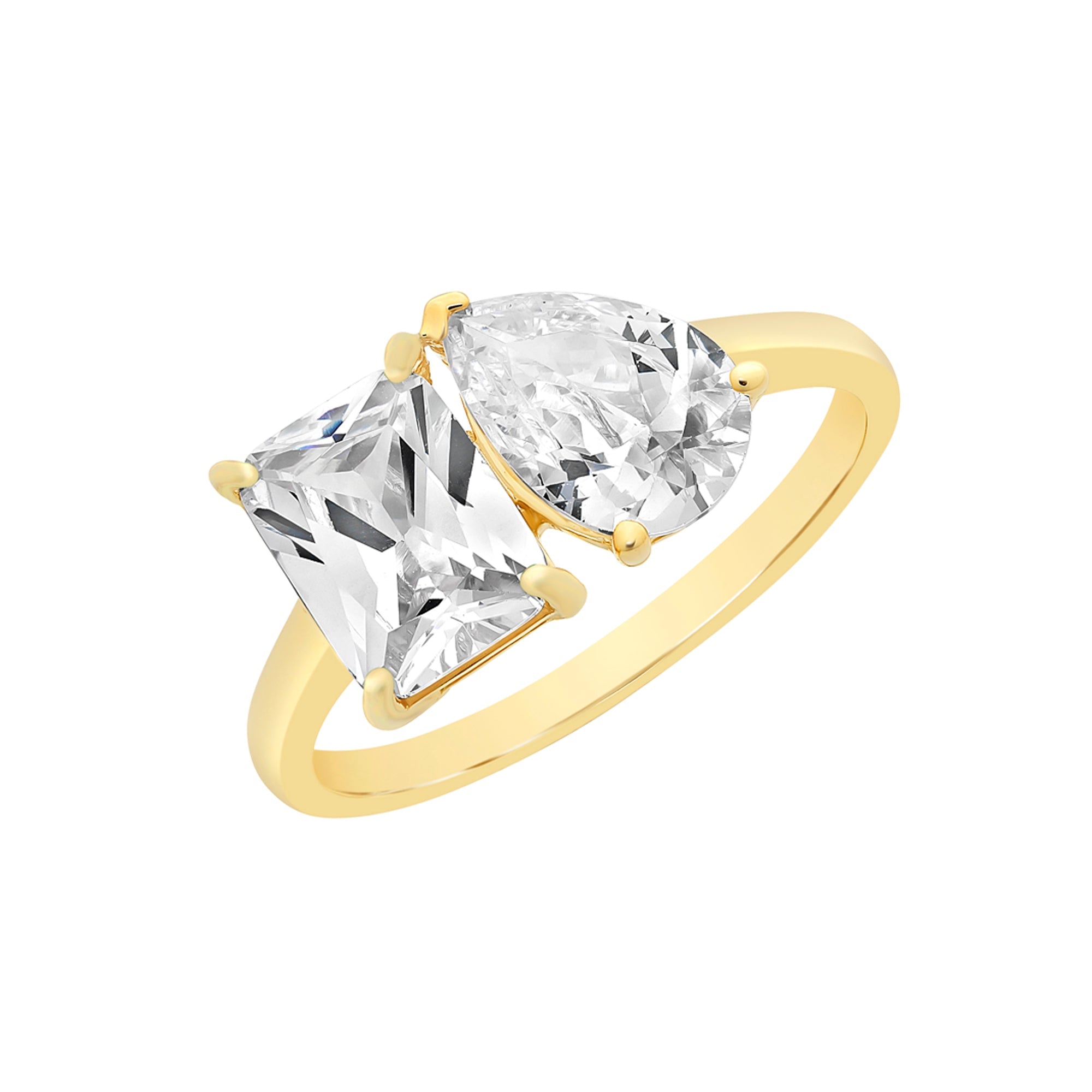 9ct Gold Cubic Zirconia Ring